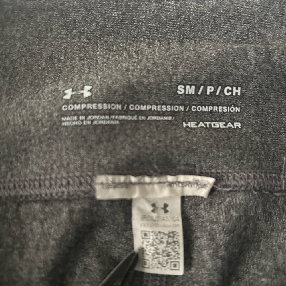 adidas Charcoal Gray Performance Compression Legg… - image 3